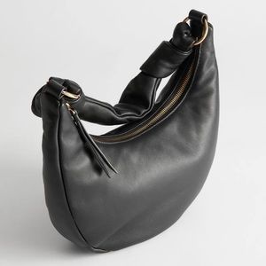 & Other Stories Black Purse Knot Shoulder NWOT